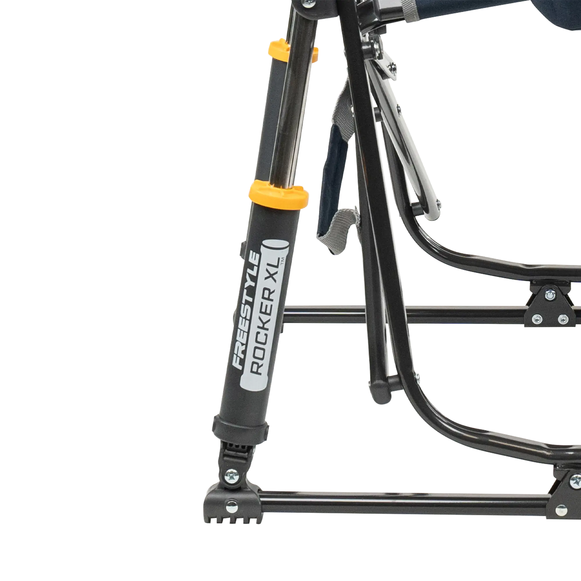 Patented Spring-Action Freestyle Rocker XL - Choice 552 - Heavy-Duty Kickback Rocker with Beverage Holder Detail