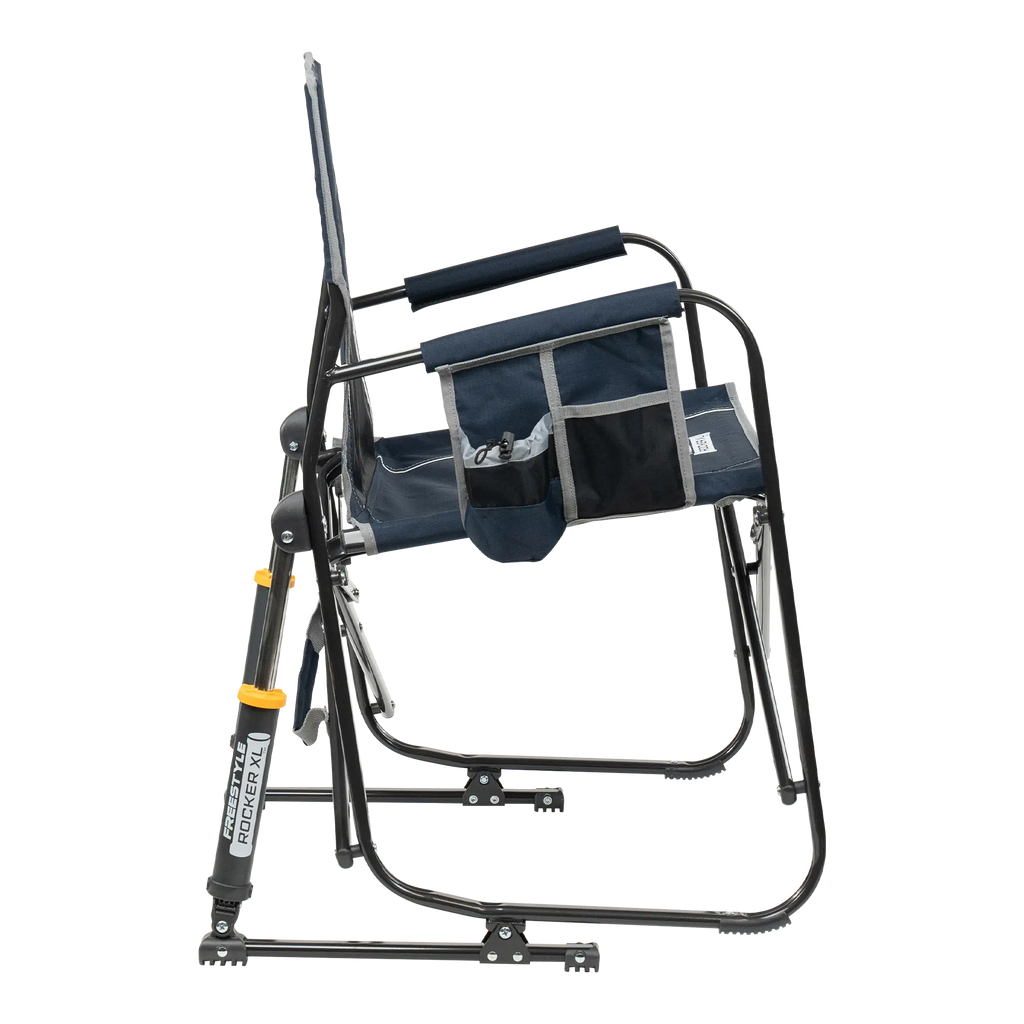 Patented Spring-Action Freestyle Rocker XL - Choice 552 - Heavy-Duty Kickback Rocker with Beverage Holder Detail