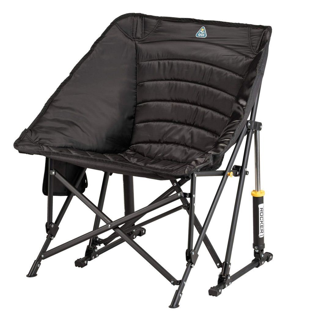 Smooth Motion Puff Rocker - Choice 731 - Patented Spring-Action Rocking Chair for Camping Detail