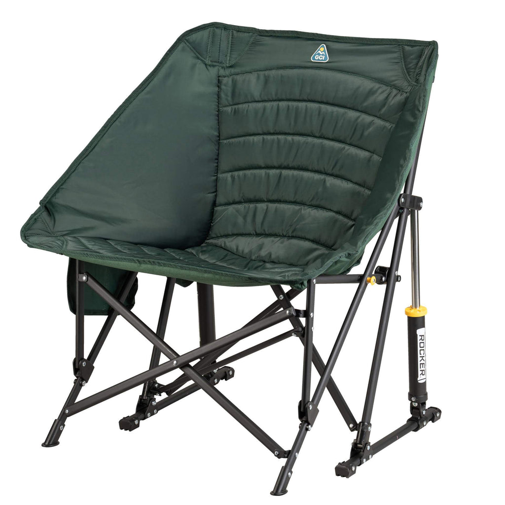Smooth Motion Puff Rocker - Choice 731 - Patented Spring-Action Rocking Chair for Camping Detail