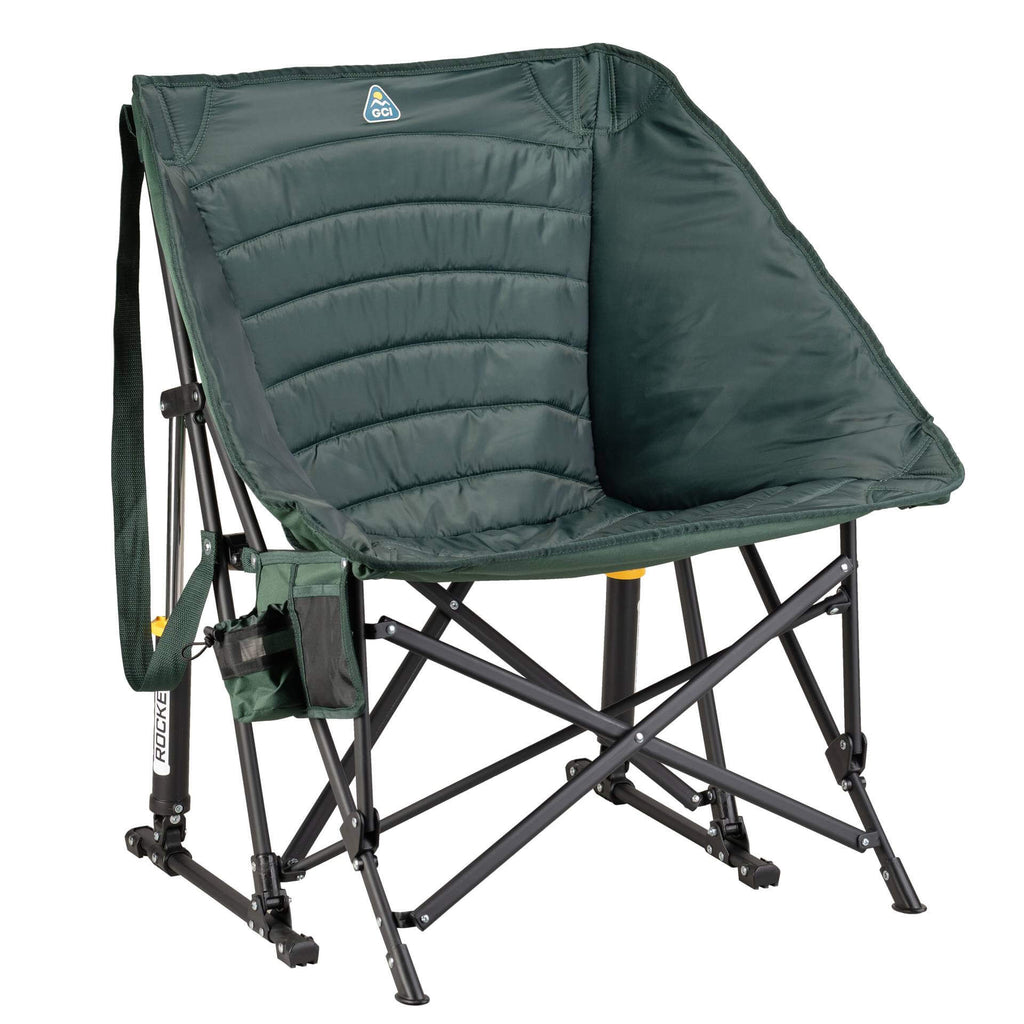 Smooth Motion Puff Rocker - Choice 731 - Patented Spring-Action Rocking Chair for Camping - Hunter