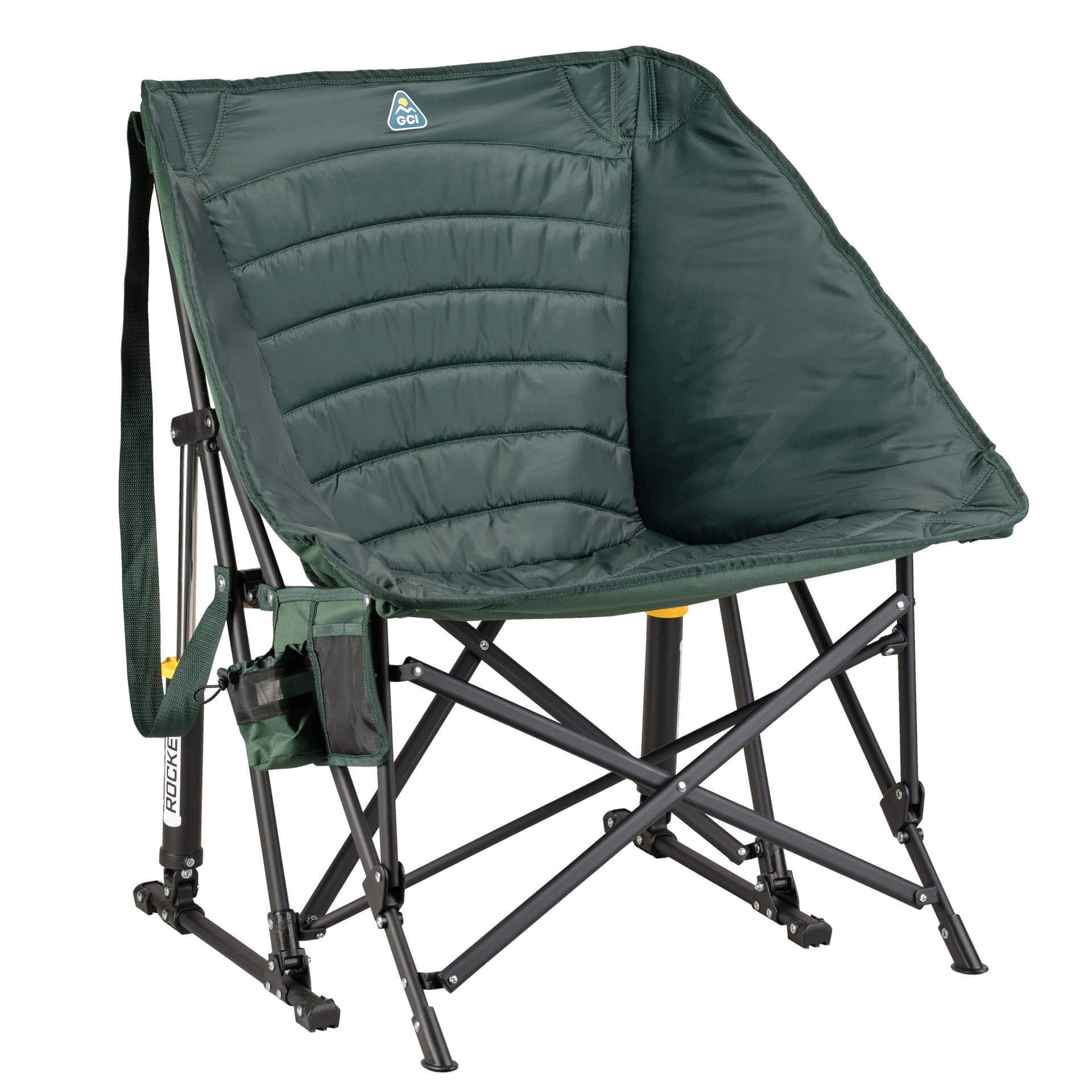Smooth Motion Puff Rocker - Choice 731 - Patented Spring-Action Rocking Chair for Camping - Hunter