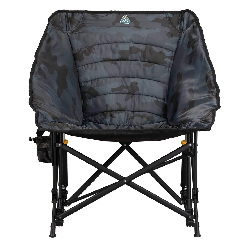 Smooth Motion Puff Rocker - Choice 731 - Patented Spring-Action Rocking Chair for Camping Detail