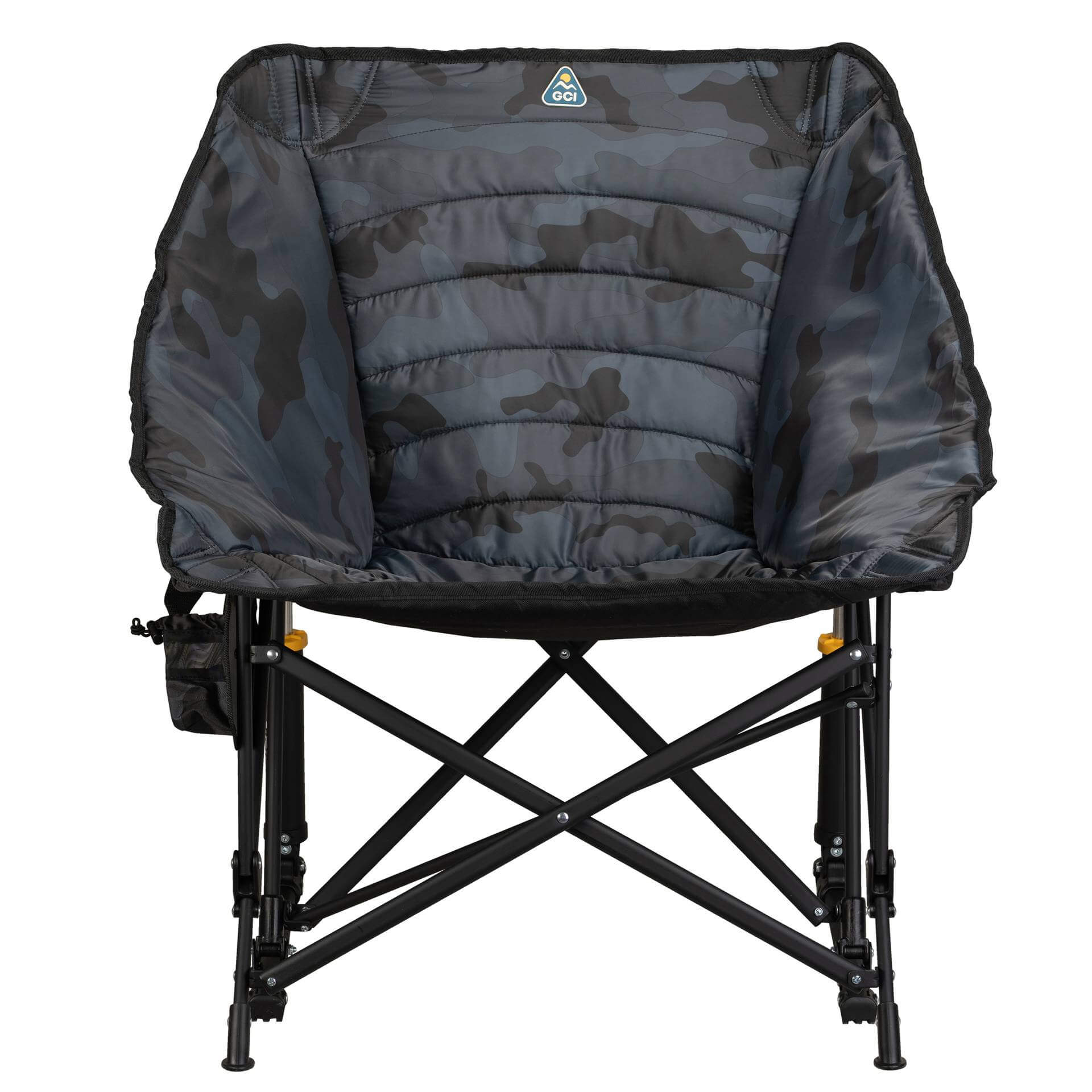 Smooth Motion Puff Rocker - Choice 731 - Patented Spring-Action Rocking Chair for Camping Detail