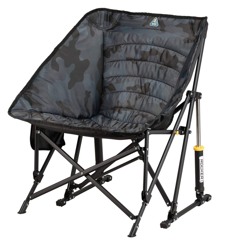 Smooth Motion Puff Rocker - Choice 731 - Patented Spring-Action Rocking Chair for Camping Detail