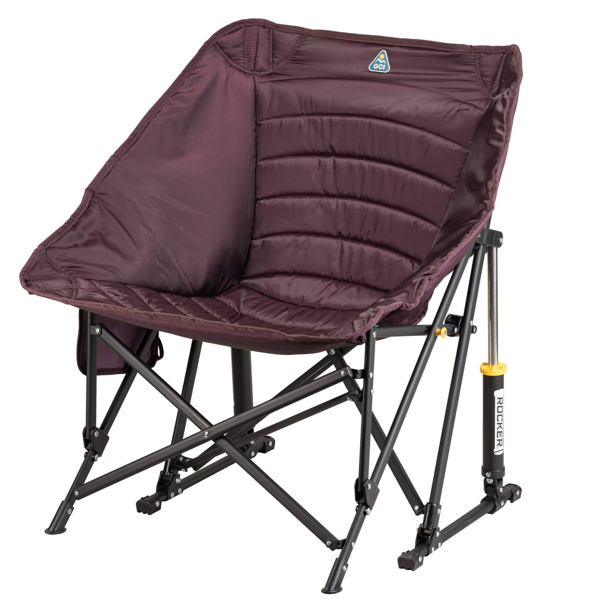 Smooth Motion Puff Rocker - Choice 731 - Patented Spring-Action Rocking Chair for Camping Detail