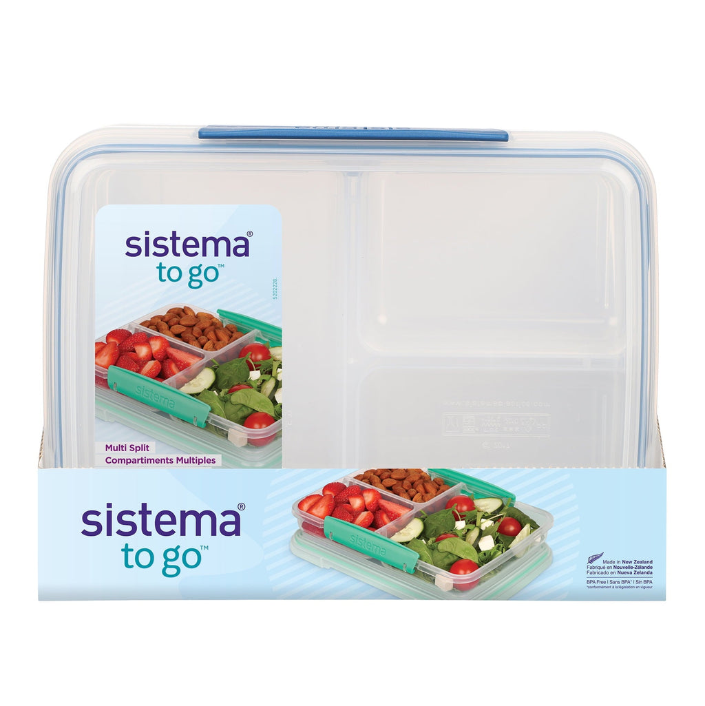 Deliciously Squishy To Go 820ml/3.4 Cups Multi Split Food Storage Container - Deliciously Soft Cupcake Sensory Glob Detail