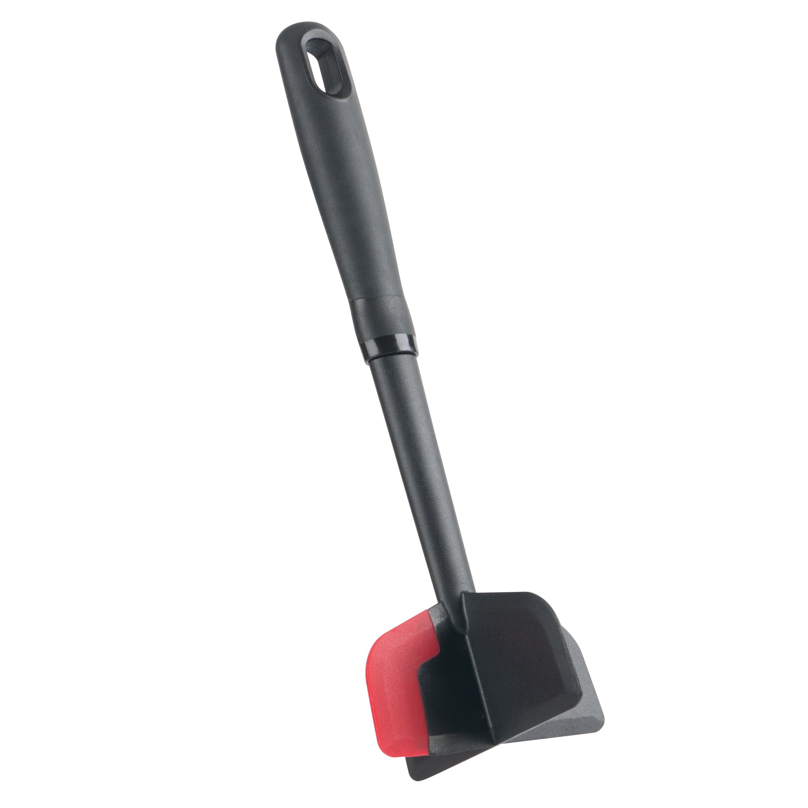 Multi-Functional Silicone Meat Masher and Chopper, Black - Multi-Functional Manual Food Chopper & Slicer Detail