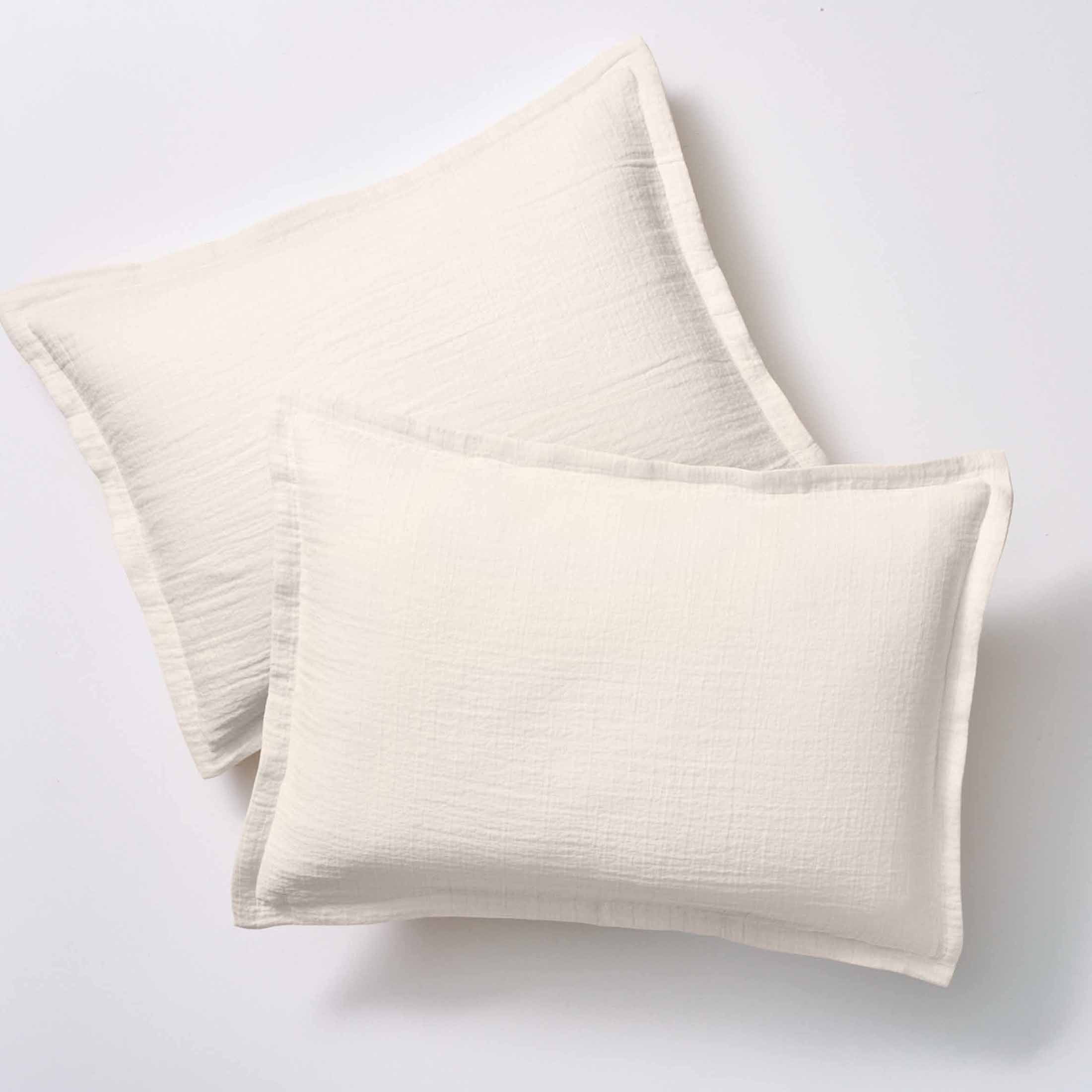 Fluffy Down Alternative 3-Piece Cream Gauze Comforter Set, Adult Full/Queen - Hypoallergenic Ultra-Fluffy Quilt for Winter Detail