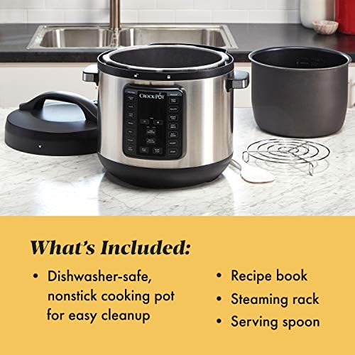 High-Pressure Crock-Pot 8 Quart Express Crock Multi-Use Pressure Cooker S05K - Smart Multi-Functional Electric Pressure Cooker Detail
