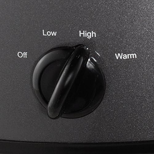Programmable Crock-Pot 7 Quart Slow Cooker – Charcoal S09Q - Programmable Slow Cooker with Oval Ceramic Pot Detail