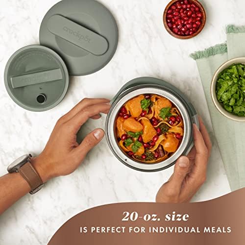 Leak-Proof Crock-Pot Portable Electric Lunch Box Food Warmer – Green S21D - Leak-Proof Heated Bento Box Lunch Warmer Detail