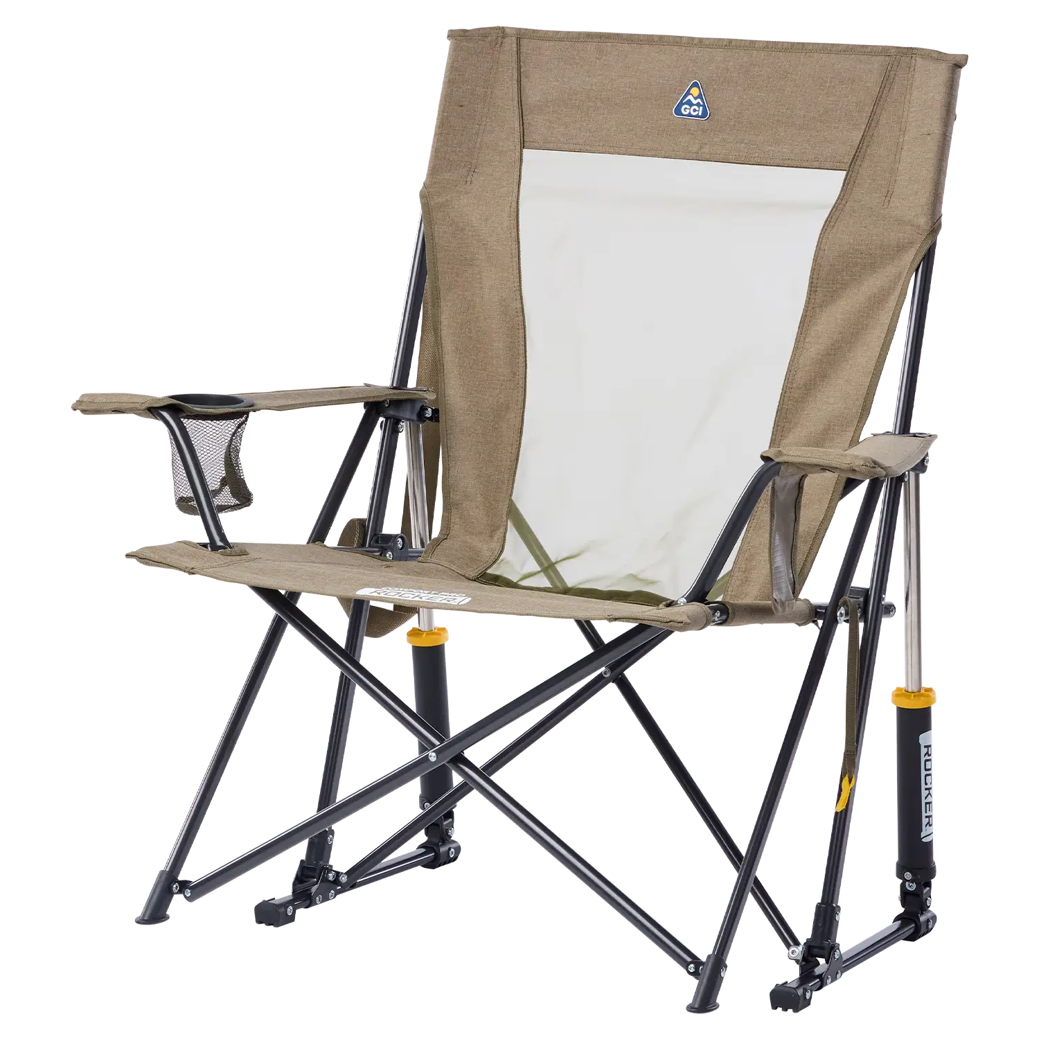 Heavy-Duty Freestyle Comfort Pro Rocker XL - Choice 107 - Freestyle Rocker Portable Outdoor Folding Chair Detail