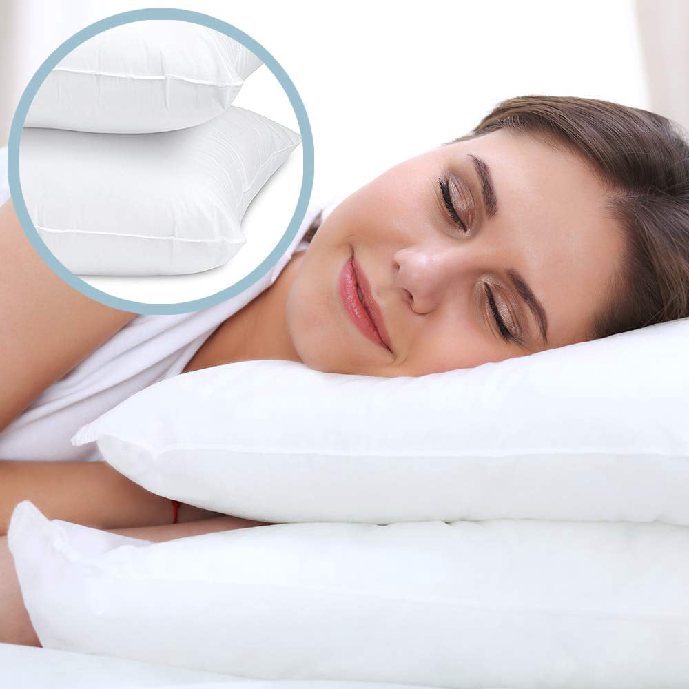Orthopedic Support Bed Pillows for Sleeping 2 Pc Set, Queen Size Pillow Side Sleeper Set, Down Alternative Luxury Hotel Soft Pillow 28x2... - Ergonomic Memory Foam Pillow for Neck Pain Support Detail