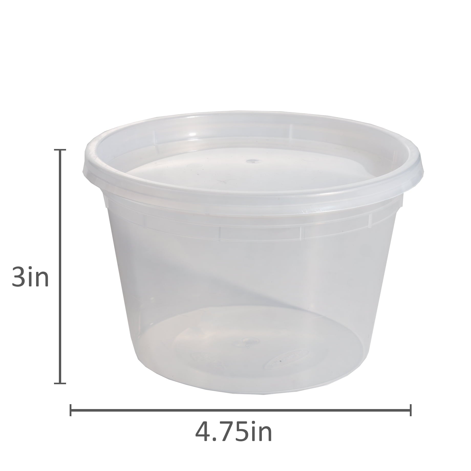 Sweet Treat Shaped 40 Piece 16oz Plastic Deli Container, Ideal Use for Meal Prep and Batch Cooking - Fun Food Fidget Cookie Squishable Toy Detail