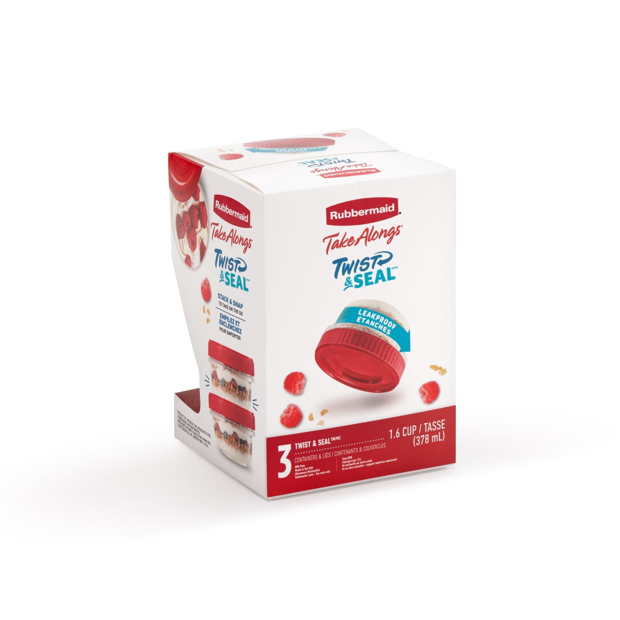 Whimsical Doughnut (3 pack) & Seal 1.6-Cup Food Storage Containers, Ruby Red, 3 pack - Squishy Dohnut Sweet Treat Shaped Stress Toy Detail