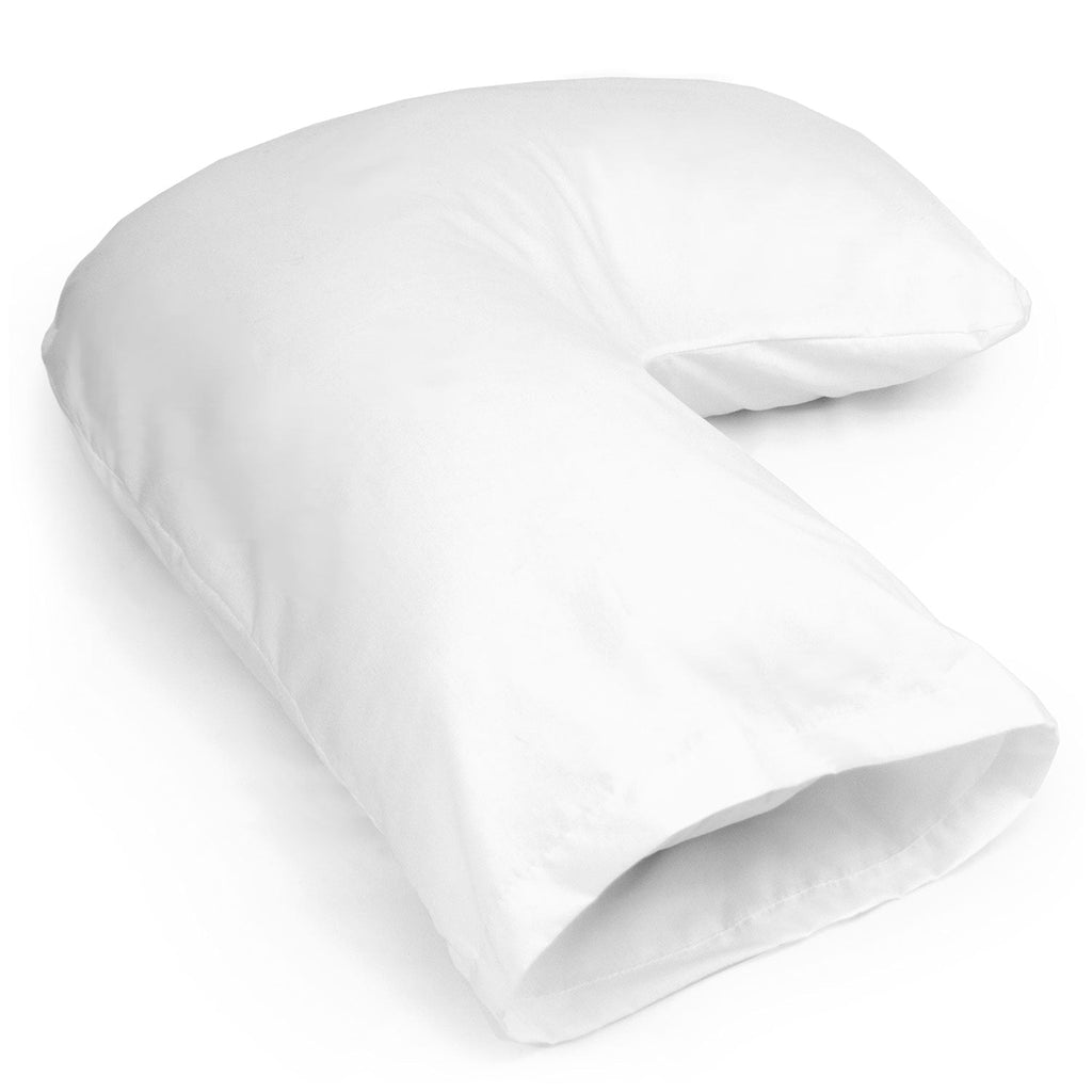 Orthopedic Support Hugg-A-Pillow 17" x 22" Bed Pillow White 554-7915-1900 - Orthopedic Shredded Foam Bed Pillow Set Detail