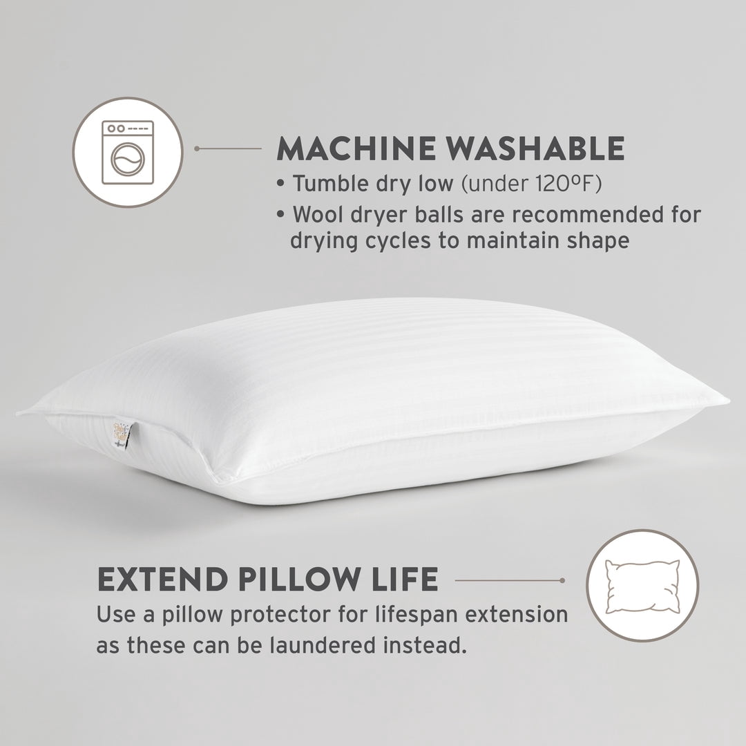 Fluffy Shredded Dolce Notte II Stomach, Side and Back Sleeper Bed Pillow for Sleeping | Hotel and Resort Quality | Hypoallergenic, Do... - Hotel Quality Plush Sleeping Pillows Detail