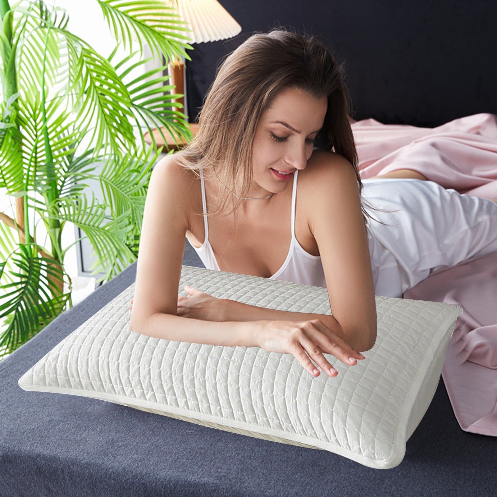 Fluffy Shredded Memory Foam Pillow, Toddler Pillow, Small Pillows for Kids, Soft & Hypoallergenic - Kids Sleeping Pillow - Toddler Be... - Ergonomic Memory Foam Pillow for Neck Pain Support Detail