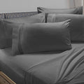 Breathable Luxury 6 Piece 1800 Collection Bed Sheet Set with Extra Pillowcases, Deep Pockets Fitted Sheet, 100% Soft Microfiber, Hypoal... - Breathable Egyptian Cotton Flat & Fitted Sheets - Default Title