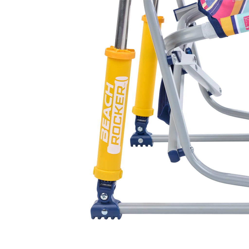 Heavy-Duty Freestyle Beach Rocker - Choice 712 - Heavy-Duty Kickback Rocker with Beverage Holder Detail