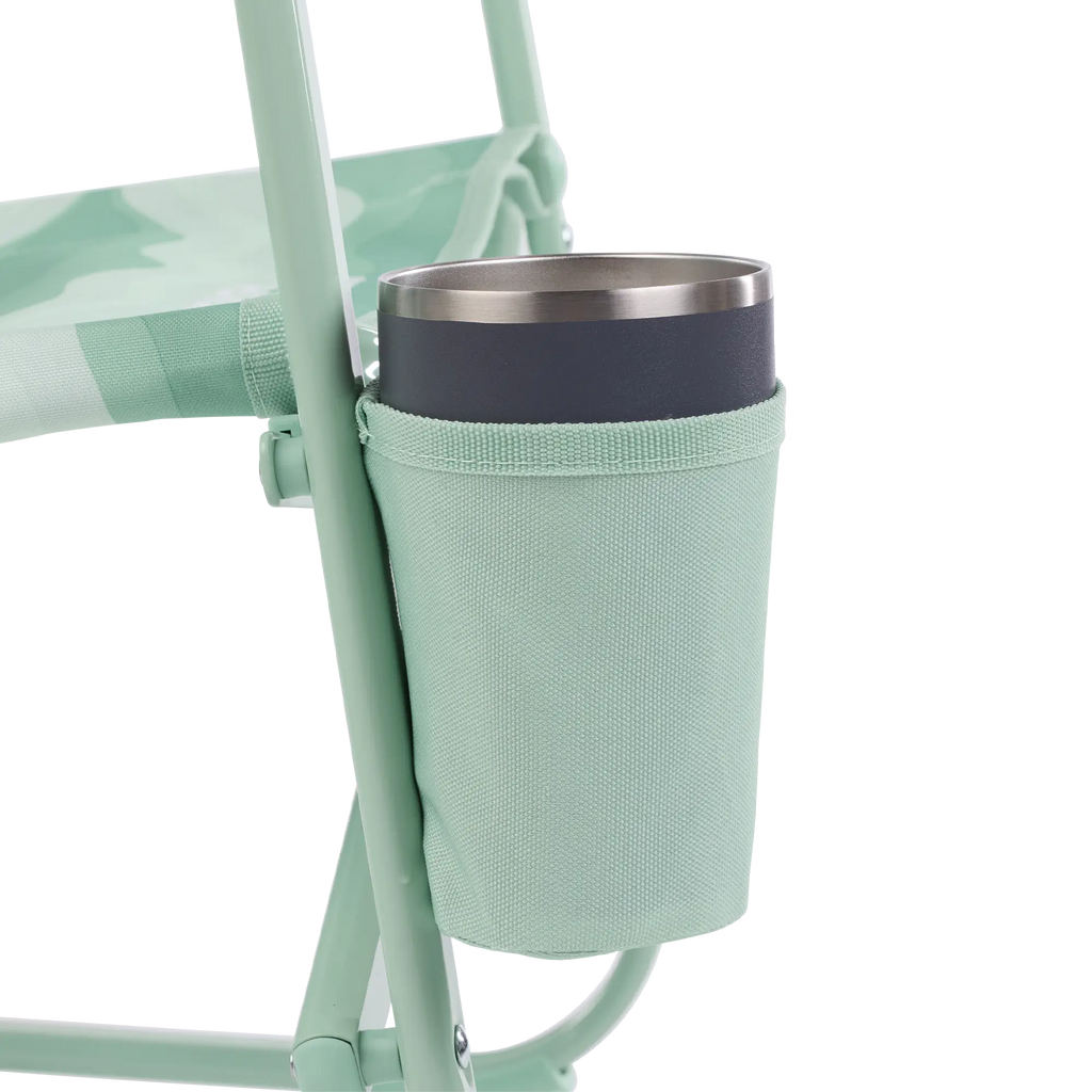 Heavy-Duty Freestyle Beach Rocker - Choice 712 - Heavy-Duty Kickback Rocker with Beverage Holder Detail