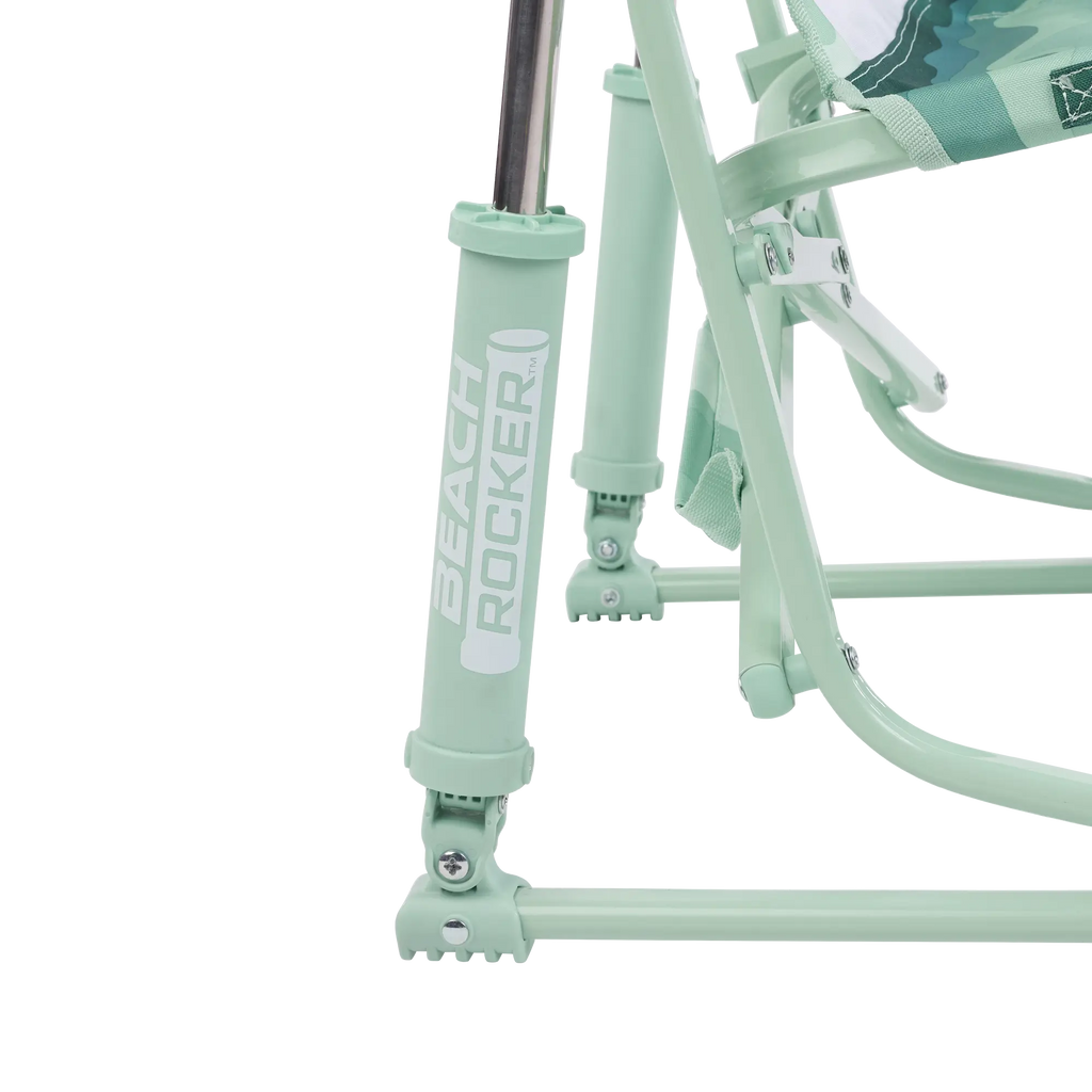 Heavy-Duty Freestyle Beach Rocker - Choice 712 - Heavy-Duty Kickback Rocker with Beverage Holder Detail