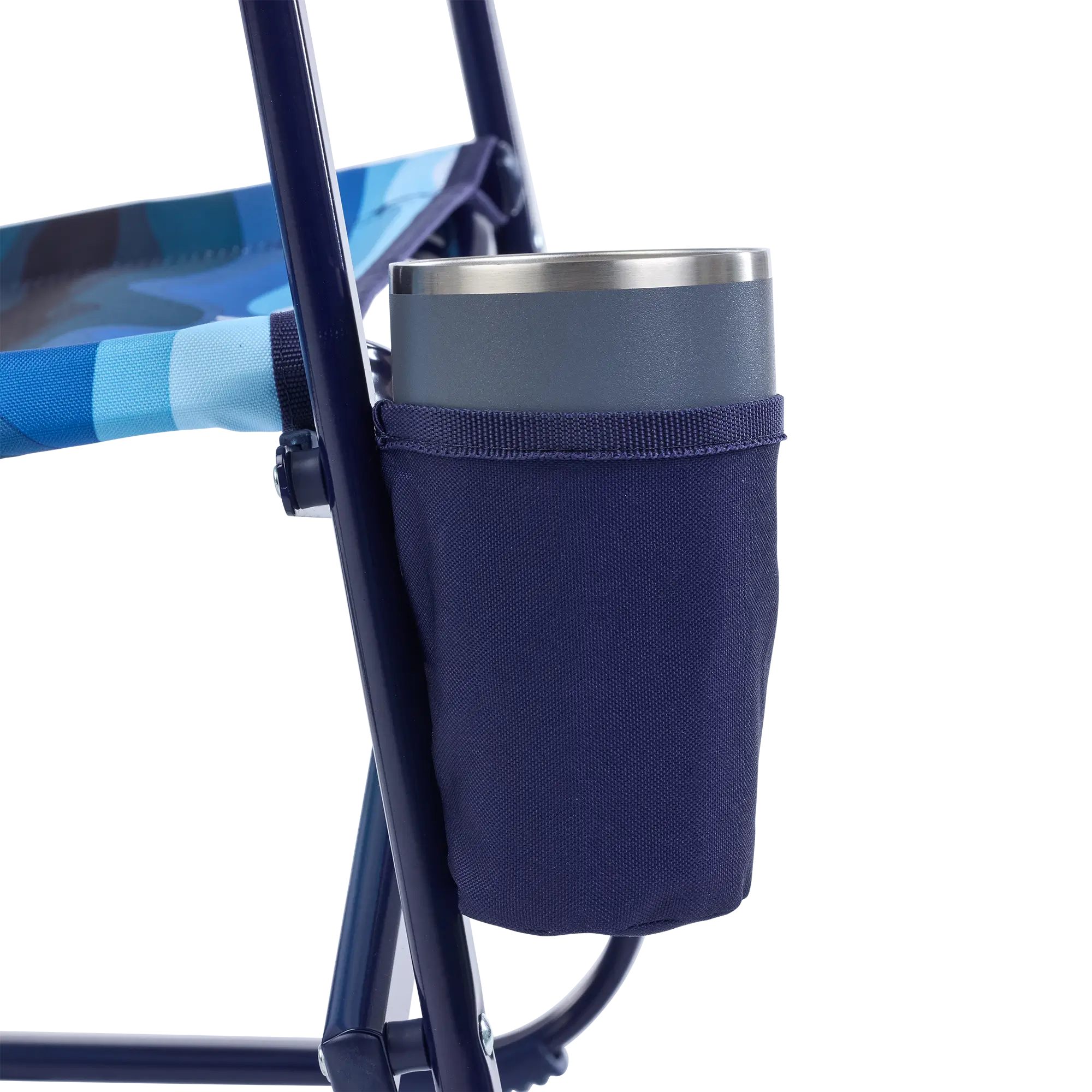 Heavy-Duty Freestyle Beach Rocker - Choice 712 - Heavy-Duty Kickback Rocker with Beverage Holder Detail
