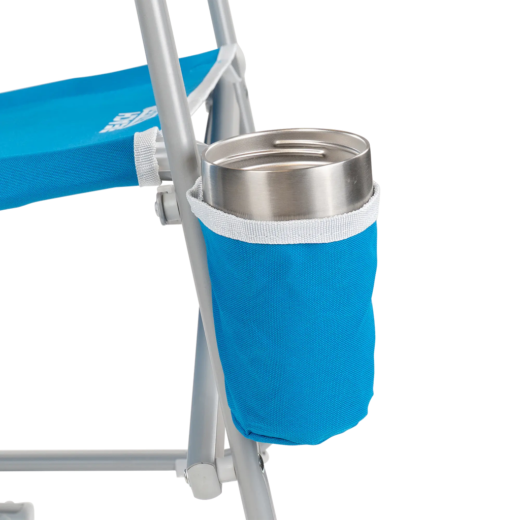 Heavy-Duty Freestyle Beach Rocker - Choice 712 - Heavy-Duty Kickback Rocker with Beverage Holder Detail