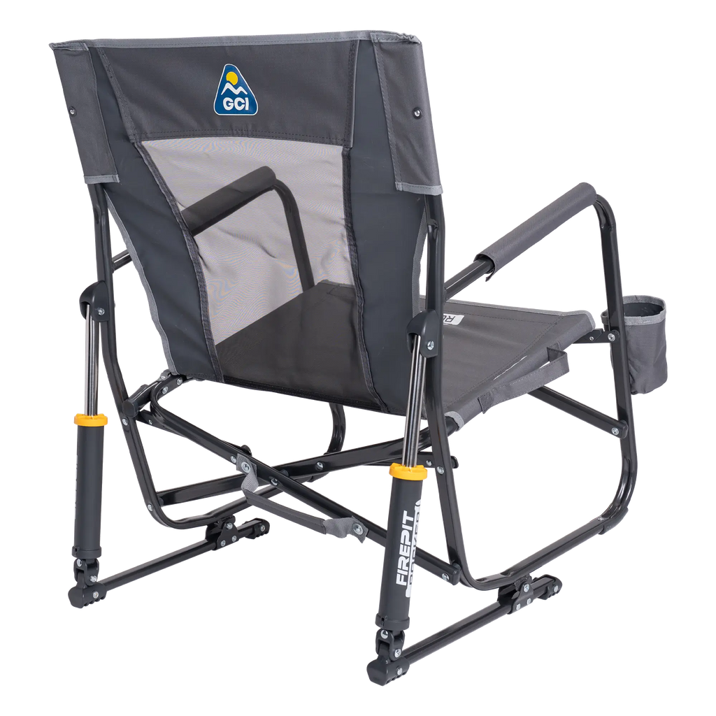 Heavy-Duty Freestyle FirePit Rocker - Choice 737 - Patented Spring-Action Rocking Chair for Camping Detail