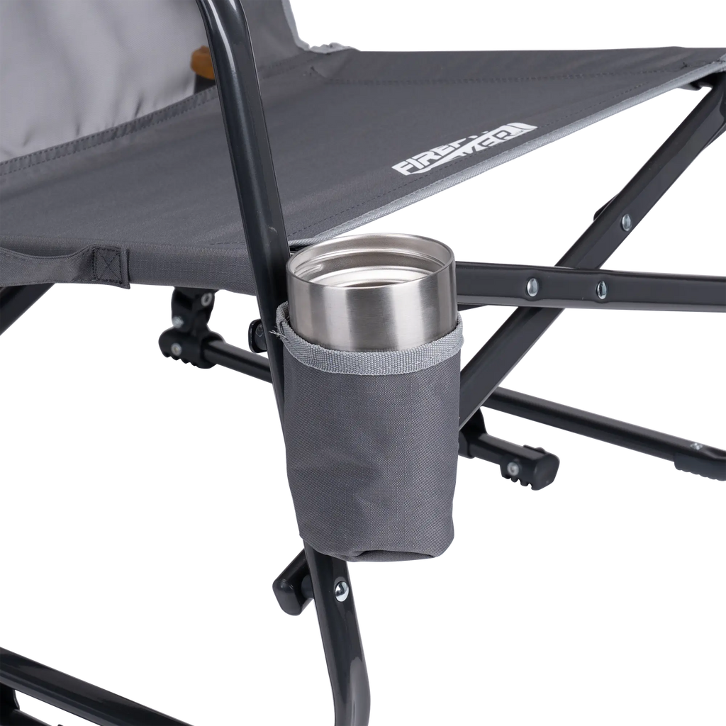 Heavy-Duty Freestyle FirePit Rocker - Choice 737 - Patented Spring-Action Rocking Chair for Camping Detail