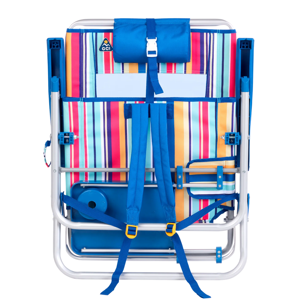 Backpack Travel Big Surf with Slide Table - Choice 334 - Rust-Resistant Aluminum Sand-Friendly Lounge Chair Detail