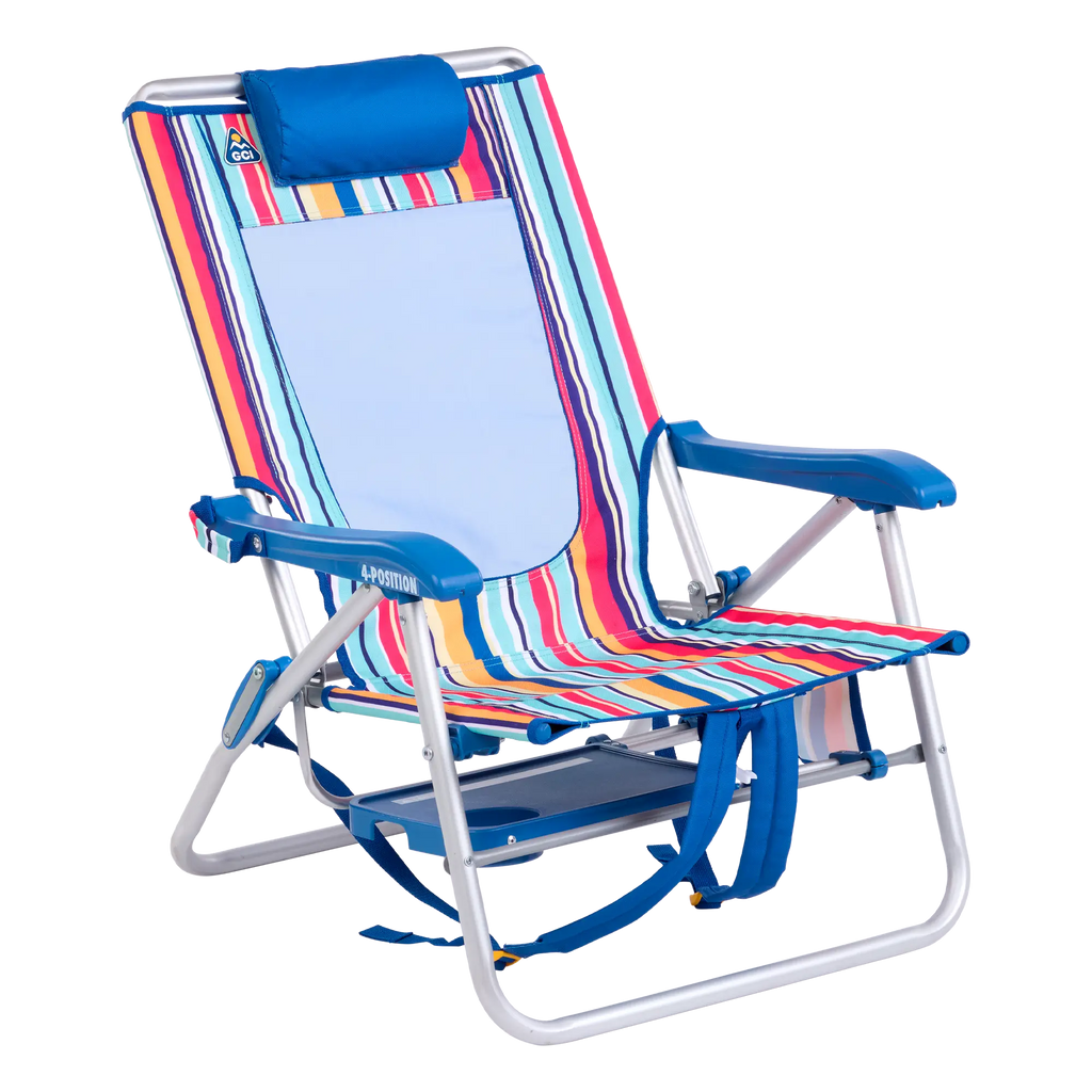 Backpack Travel Big Surf with Slide Table - Choice 334 - Rust-Resistant Aluminum Sand-Friendly Lounge Chair Detail