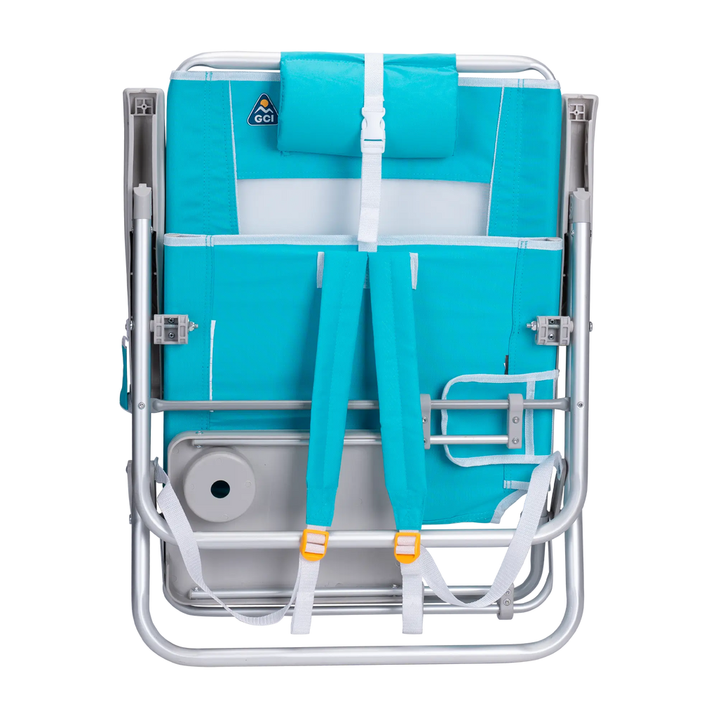 Backpack Travel Big Surf with Slide Table - Choice 334 - Rust-Resistant Aluminum Sand-Friendly Lounge Chair Detail