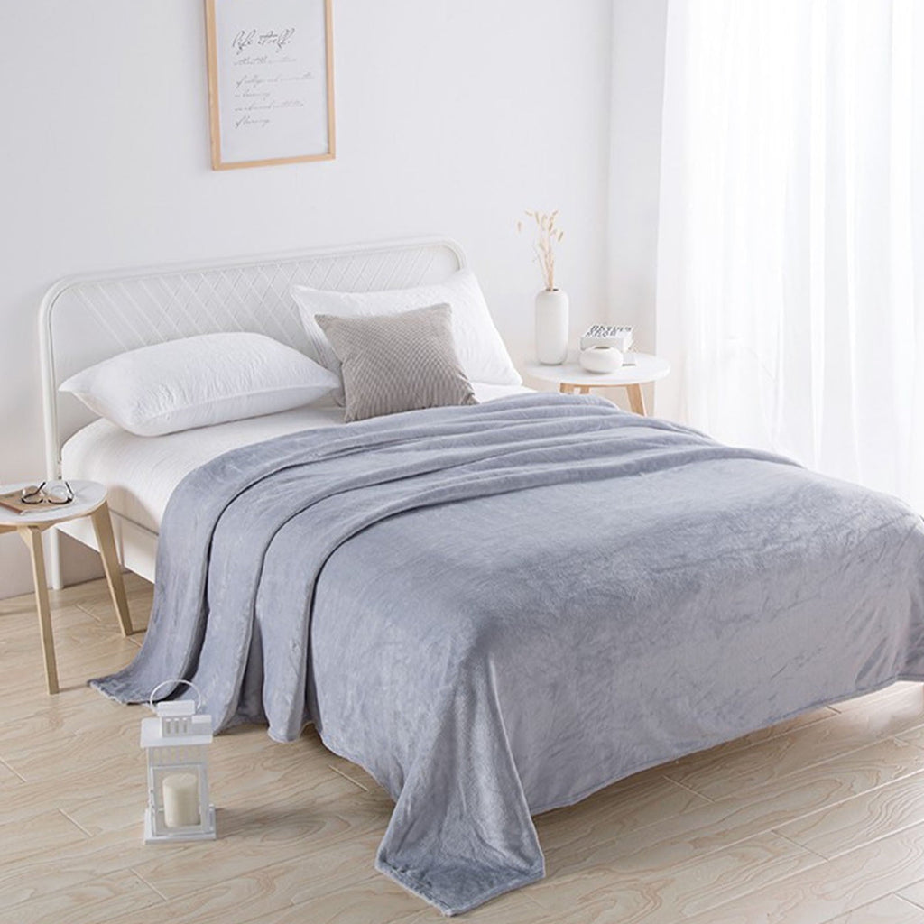 Decorative Knitted Under $5 Flannel Blanket 27.56X39.37 Inches Blanket Soft Cozy Throw Blanket for Couch, Bed, Household Blanket for All... - Super Soft Reversible Sherpa Flannel Blanket Detail