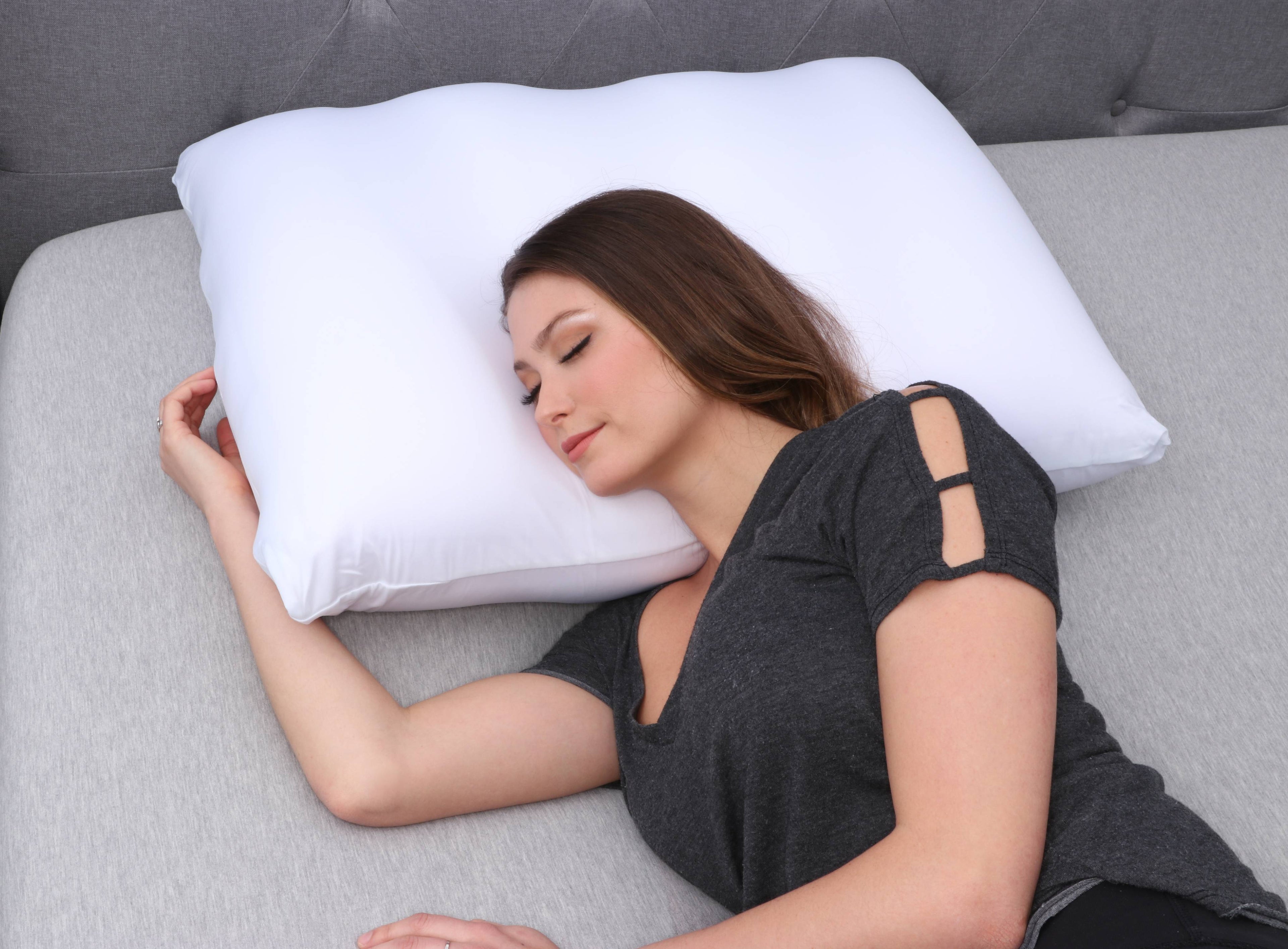 Hotel Collection Microbead Cloud Pillow Bed, X-Large, White - Decorative Throw Pillow Cushion for Sofa & Bed Detail
