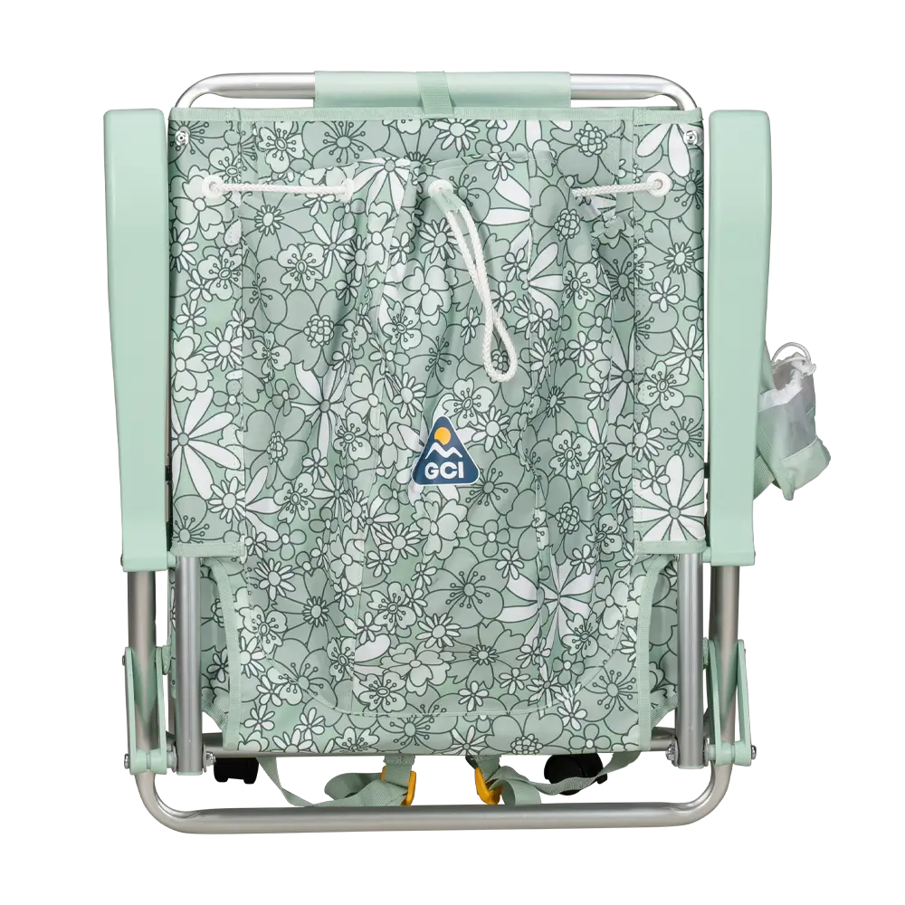 Reclining Beach Backpack Beach Chair - Choice 709 - Multi-Position Outdoor Beach Chair with Pillow Detail