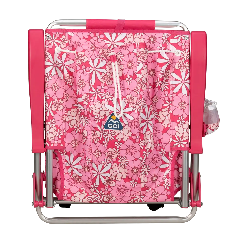 Reclining Beach Backpack Beach Chair - Choice 709 - Multi-Position Outdoor Beach Chair with Pillow Detail