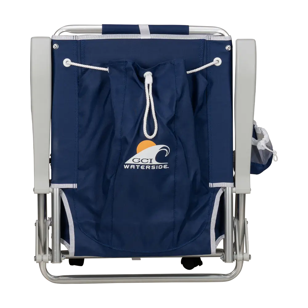 Reclining Beach Backpack Beach Chair - Choice 709 - Multi-Position Outdoor Beach Chair with Pillow Detail