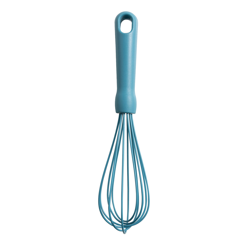 Premium Kitchen 3-Piece Silicone Whisk Set, 10.5"/10.4"/9.6" L, Blue Color - Kitchen Gadget Tool for Quick Food Prep Detail