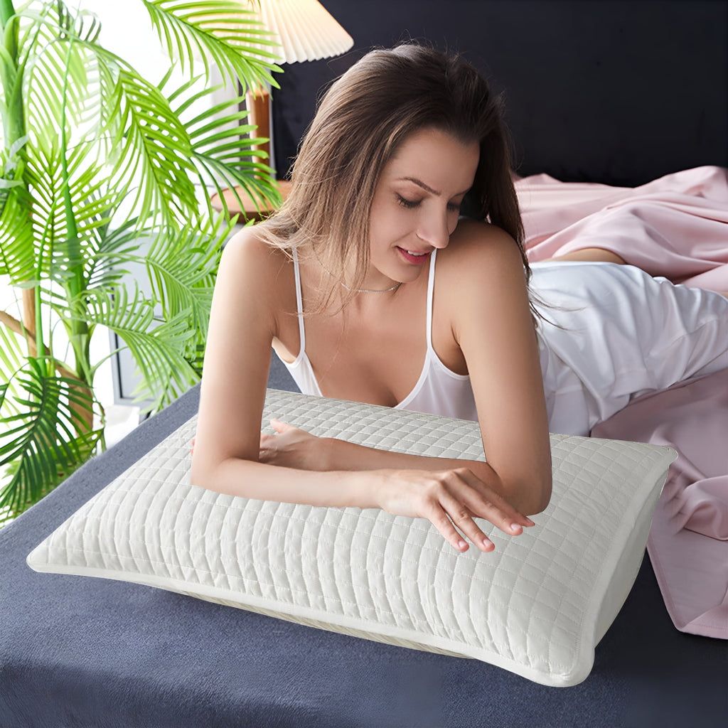 Hotel Collection Memory Foam Pillow,Toddler Pillow,Small Pillows for Kids,Soft&Hypoallergenic - Kids Sleeping Pillow - Toddler Bed Pil... - Ergonomic Memory Foam Pillow for Neck Pain Support Detail