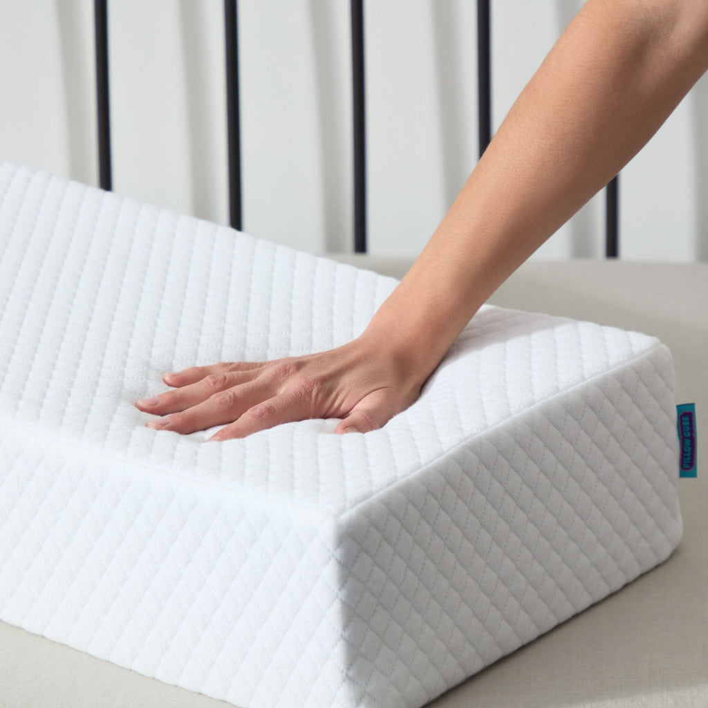 Decorative Plump Standard Pillow for Side Sleepers, Cooling Technology and Removable Cover - Hotel Quality Plush Sleeping Pillows Detail