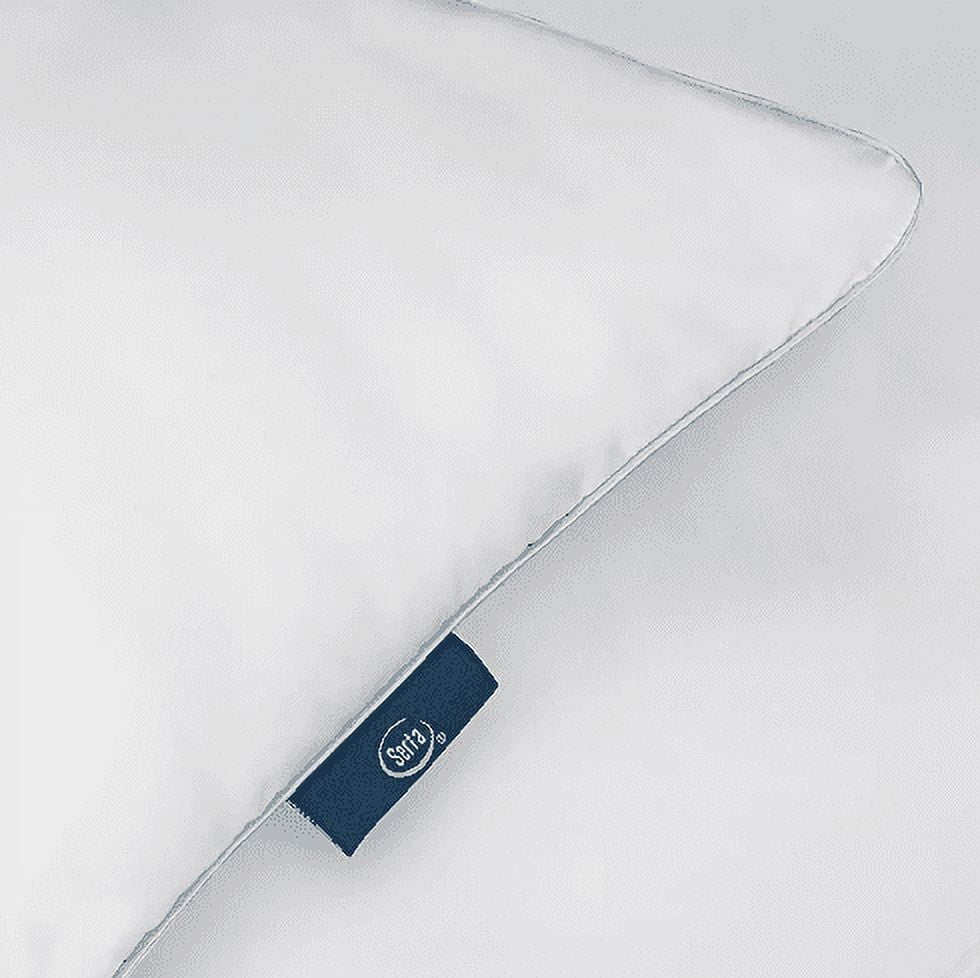 Hotel Collection Queen Microfiber Polyester Bed Pillows Hypoallergenic (2 Count) - Hotel Quality Plush Sleeping Pillows Detail