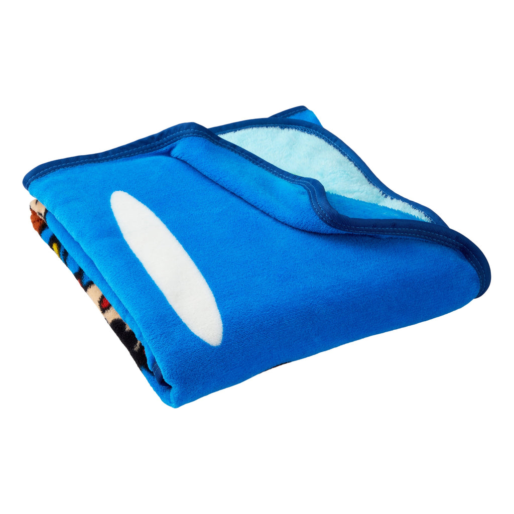 Lightweight Warm Kids Fleece Throw Blanket 46x60, Nintendo - Cozy Fleece Throw Blanket for Couch & Bed Detail