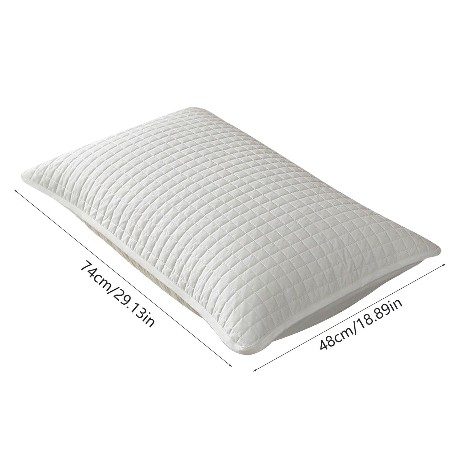 Fluffy Shredded Memory Foam Pillow, Toddler Pillow, Small Pillows for Kids, Soft & Hypoallergenic - Kids Sleeping Pillow - Toddler Be... - Ergonomic Memory Foam Pillow for Neck Pain Support Detail