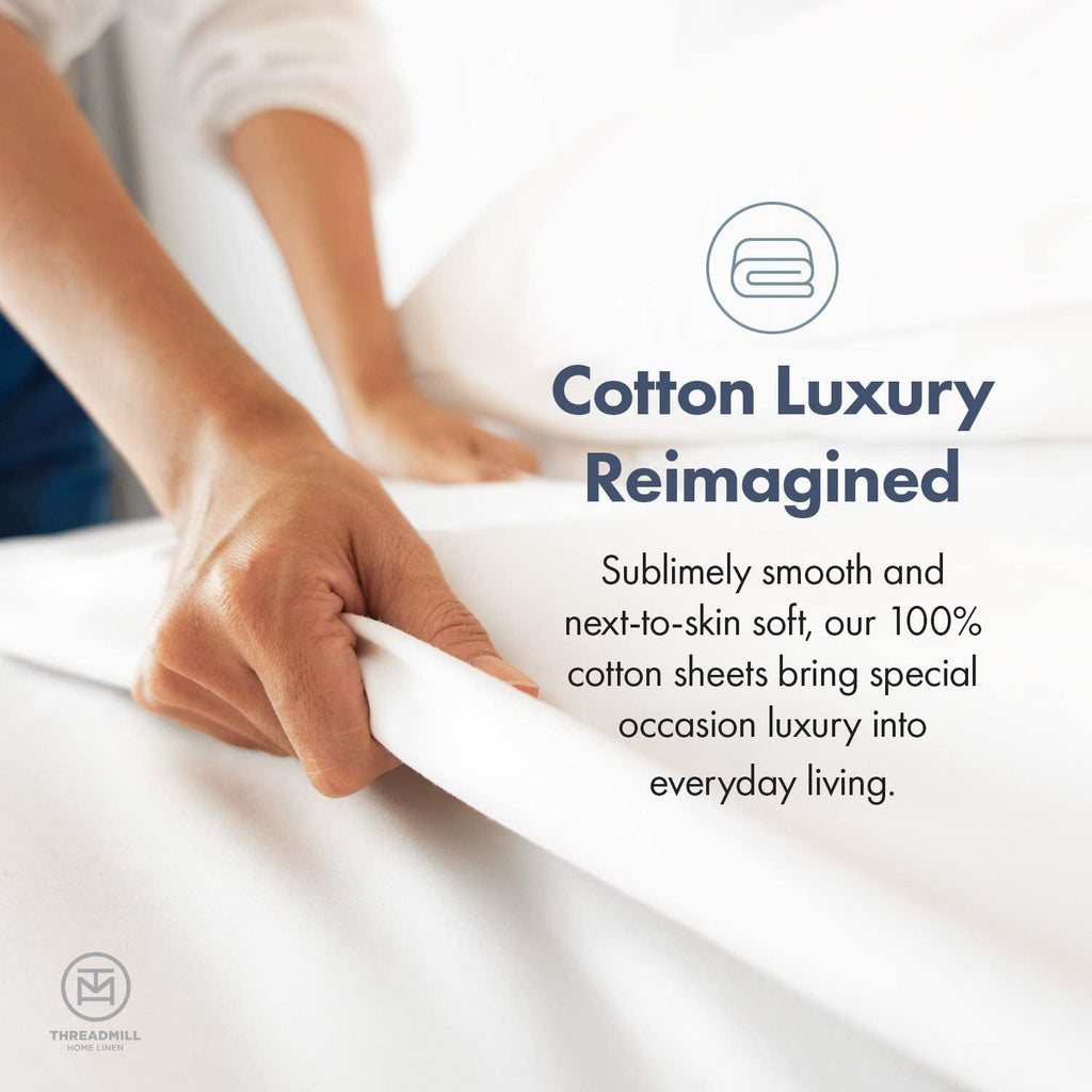 Ultra-Soft 600 Thread Count 4-Piece Queen Bed Sheet Set, Sateen Weave, Sage Green - Cooling Hotel Quality Bedding Sheets and Pillowcases Detail