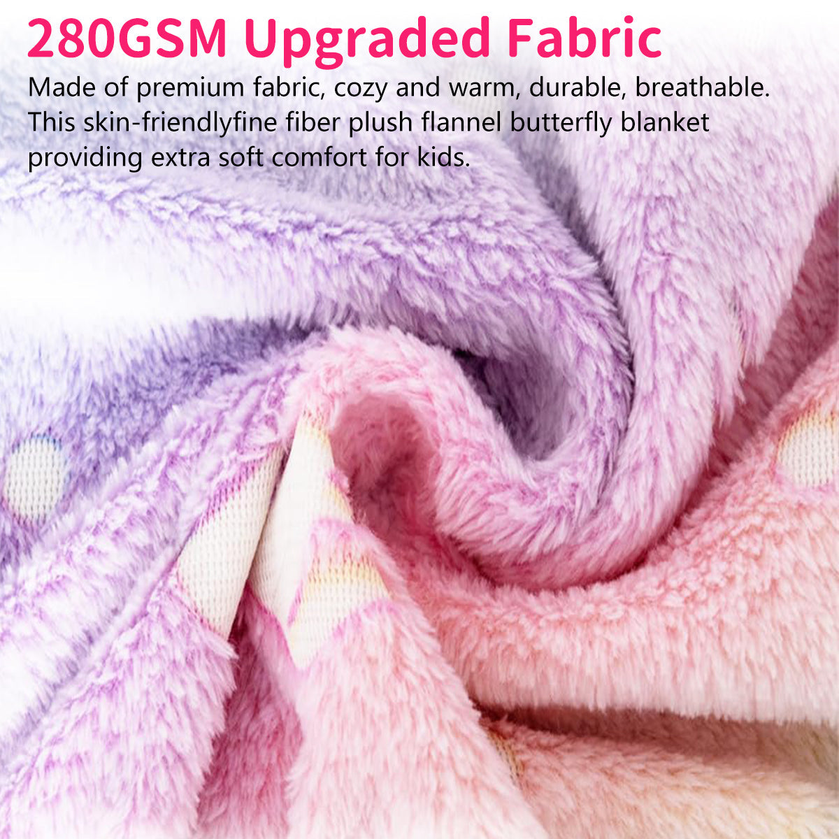 Decorative Knitted Glow in The Dark Pony Blanket for Kids, 50"x60" Soft Cozy Luminous Flannel Blanket, Christmas Birthday Gift for Girls... - Cozy Fleece Throw Blanket for Couch & Bed Detail