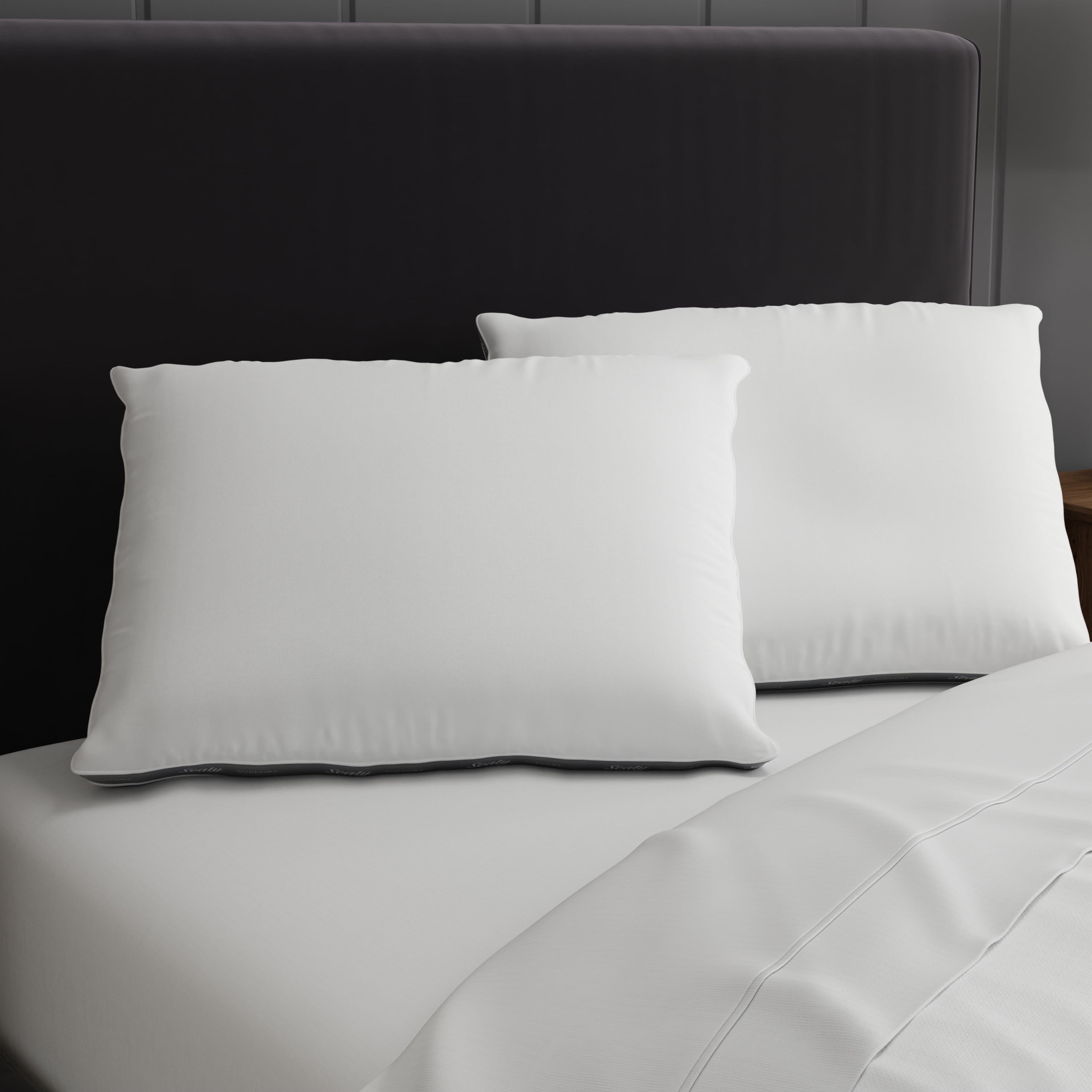 Hotel Collection Extra Firm Support Foam Core Pillow 2pk, King - Decorative Throw Pillow Cushion for Sofa & Bed Detail