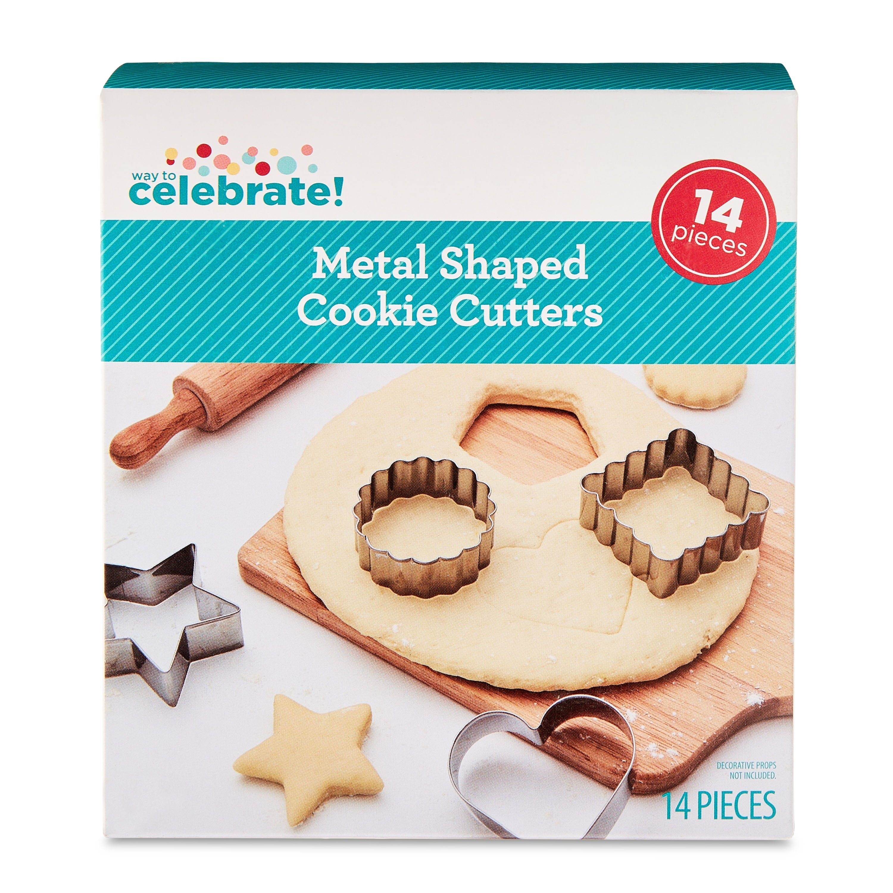 Multi-Functional Metal Shaped Cookie Cutters Set, 14 Pieces - Multi-Functional Manual Food Chopper & Slicer Detail