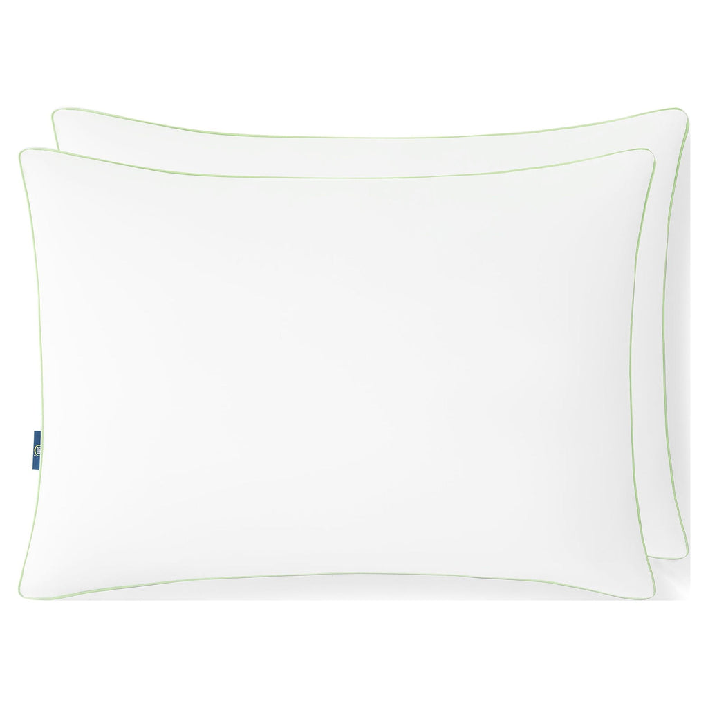 Hotel Collection Firm Bed Pillow, Standard/Queen, 2 Pack - Orthopedic Shredded Foam Bed Pillow Set Detail